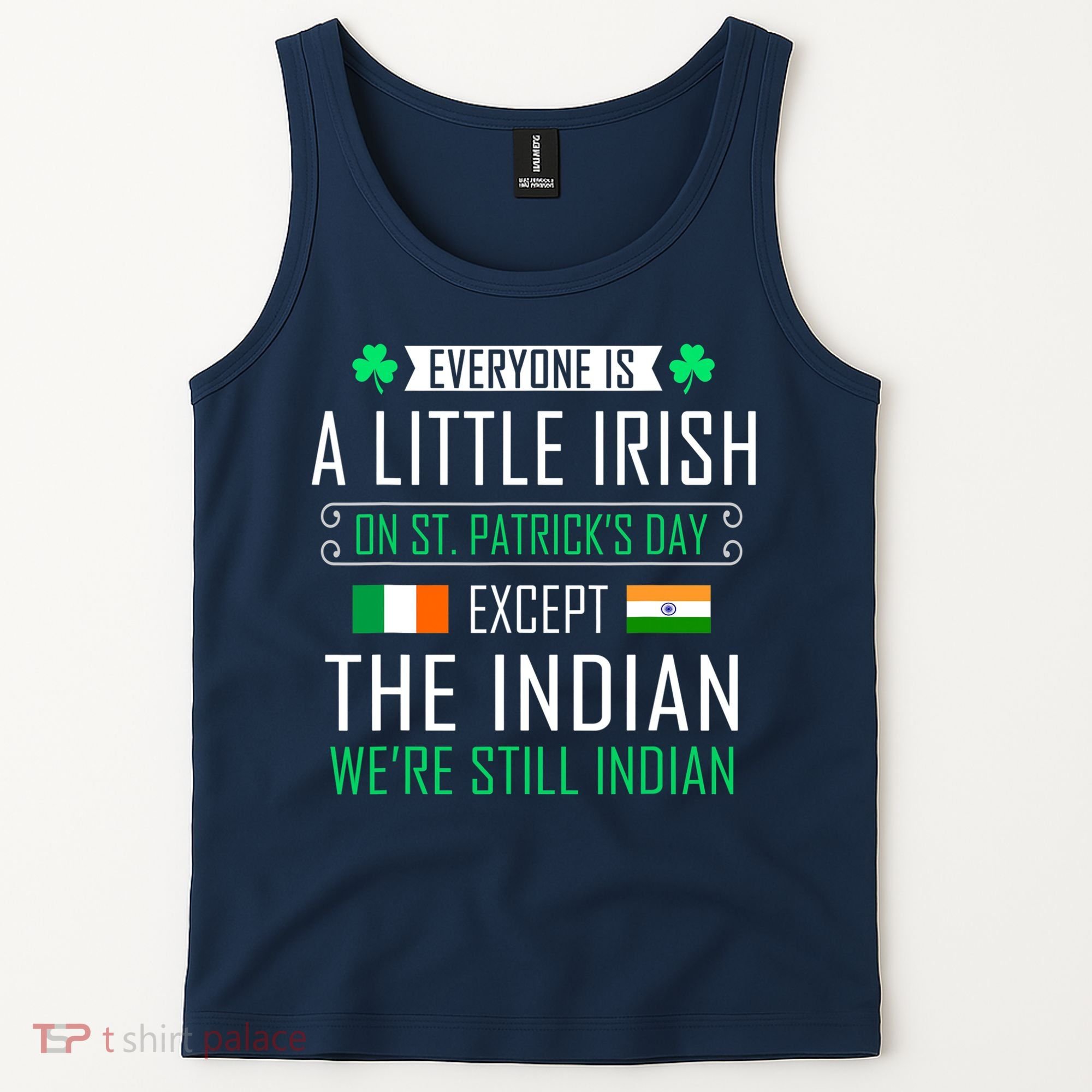 Indian Irish On St Patrick's Day Tank Top