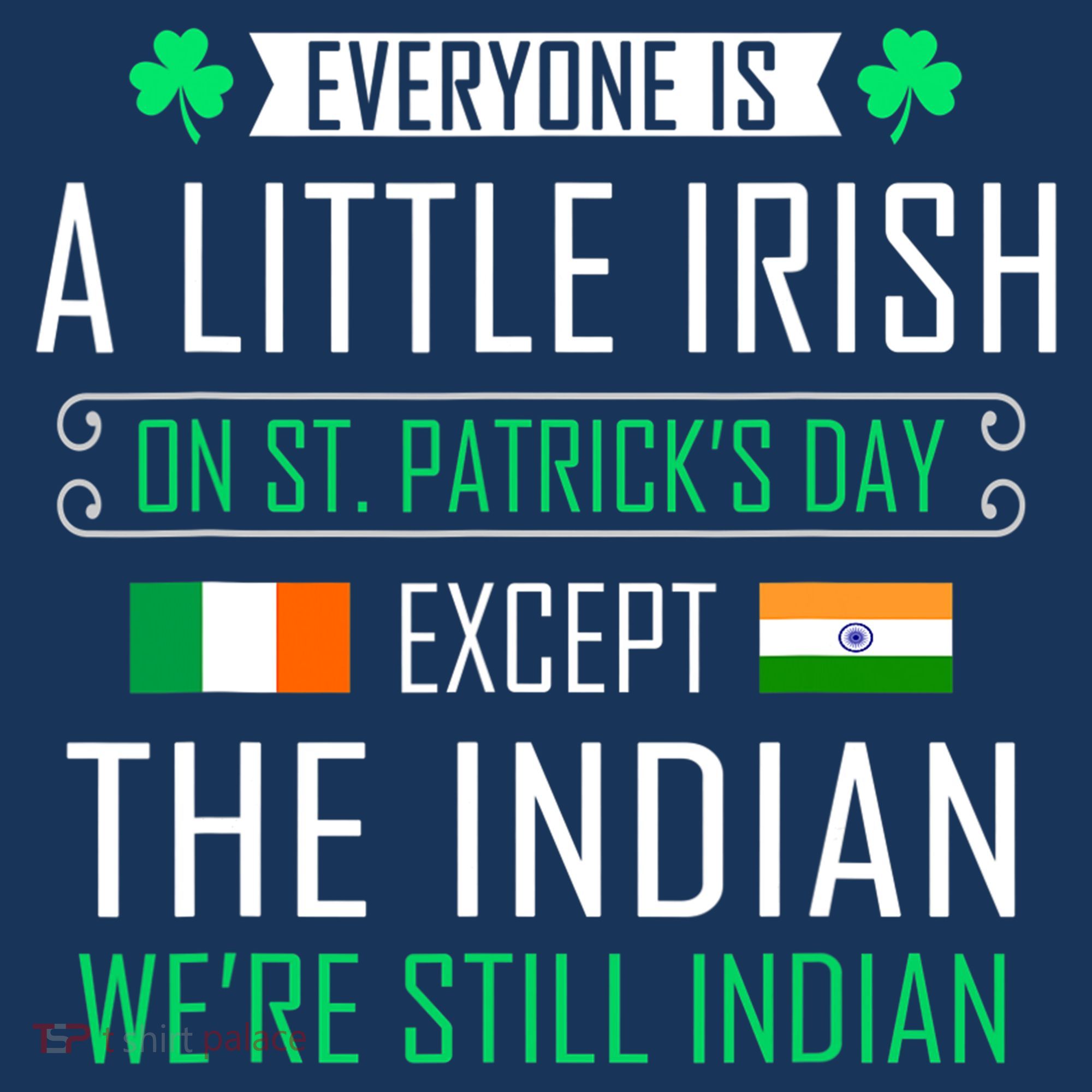 Indian Irish On St Patrick's Day Women's Long Sleeve Shirt