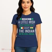 Indian Irish On St Patrick's Day Women's T-Shirt thumb 4