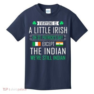 Indian Irish On St Patrick's Day Kids T-Shirt