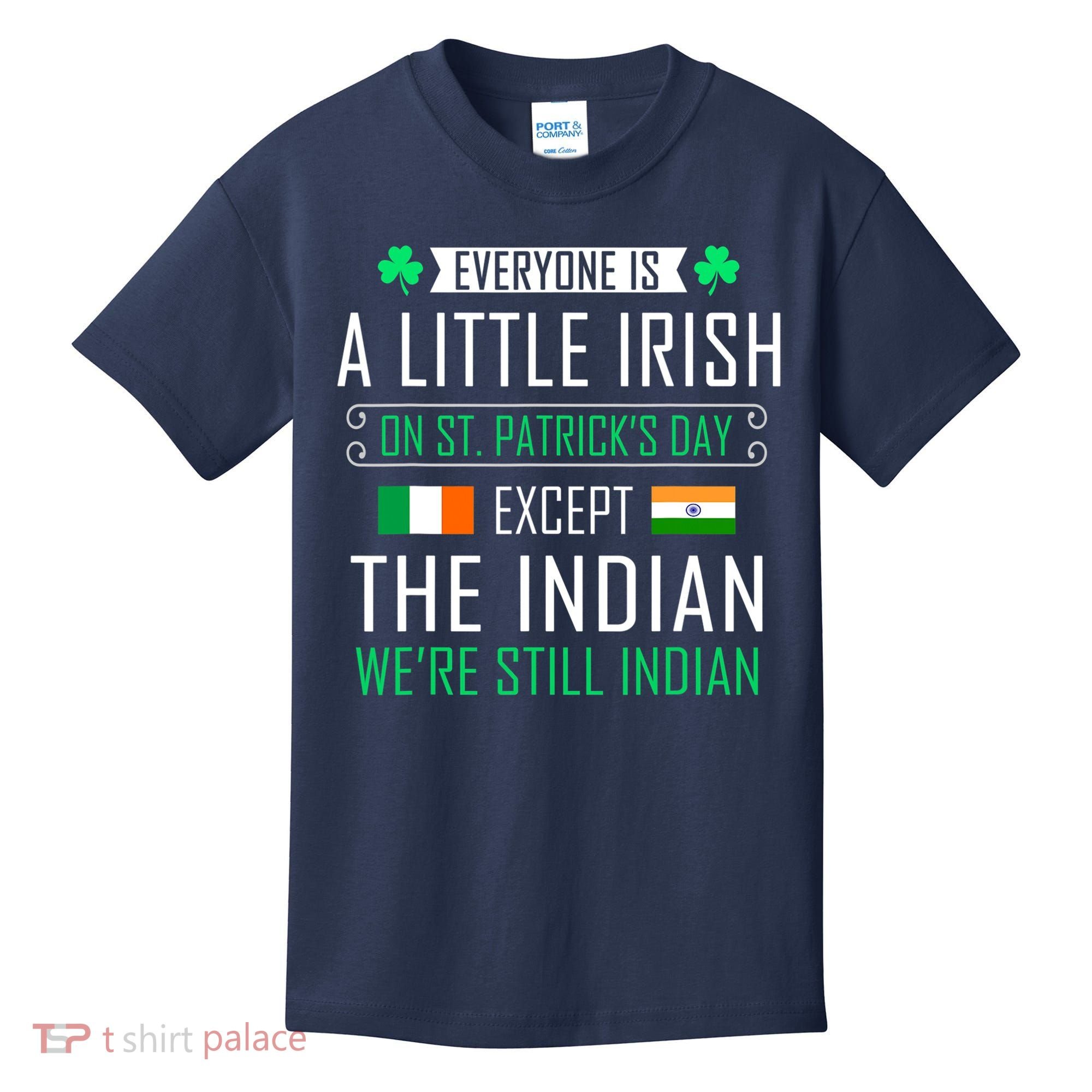 Indian Irish On St Patrick's Day Kids T-Shirt