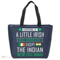 Indian Irish On St Patrick's Day Tote Bag thumb 0