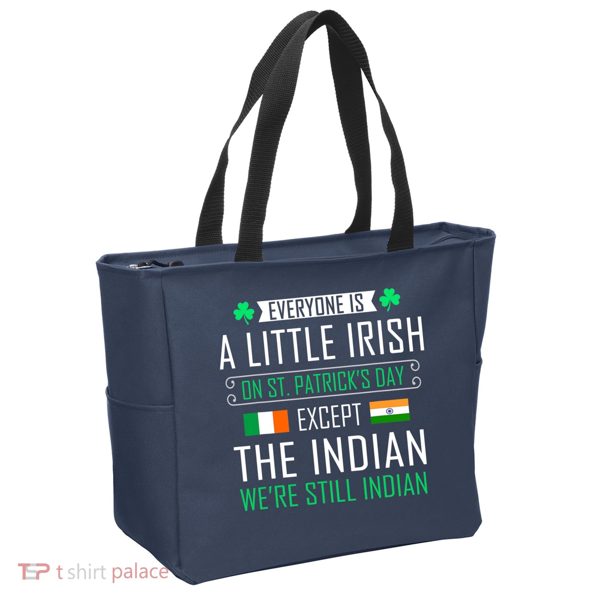 Indian Irish On St Patrick's Day Tote Bag