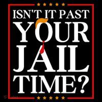 Isn’T It Past Your Jail Time USA-Made Doggie Bandana thumb 2