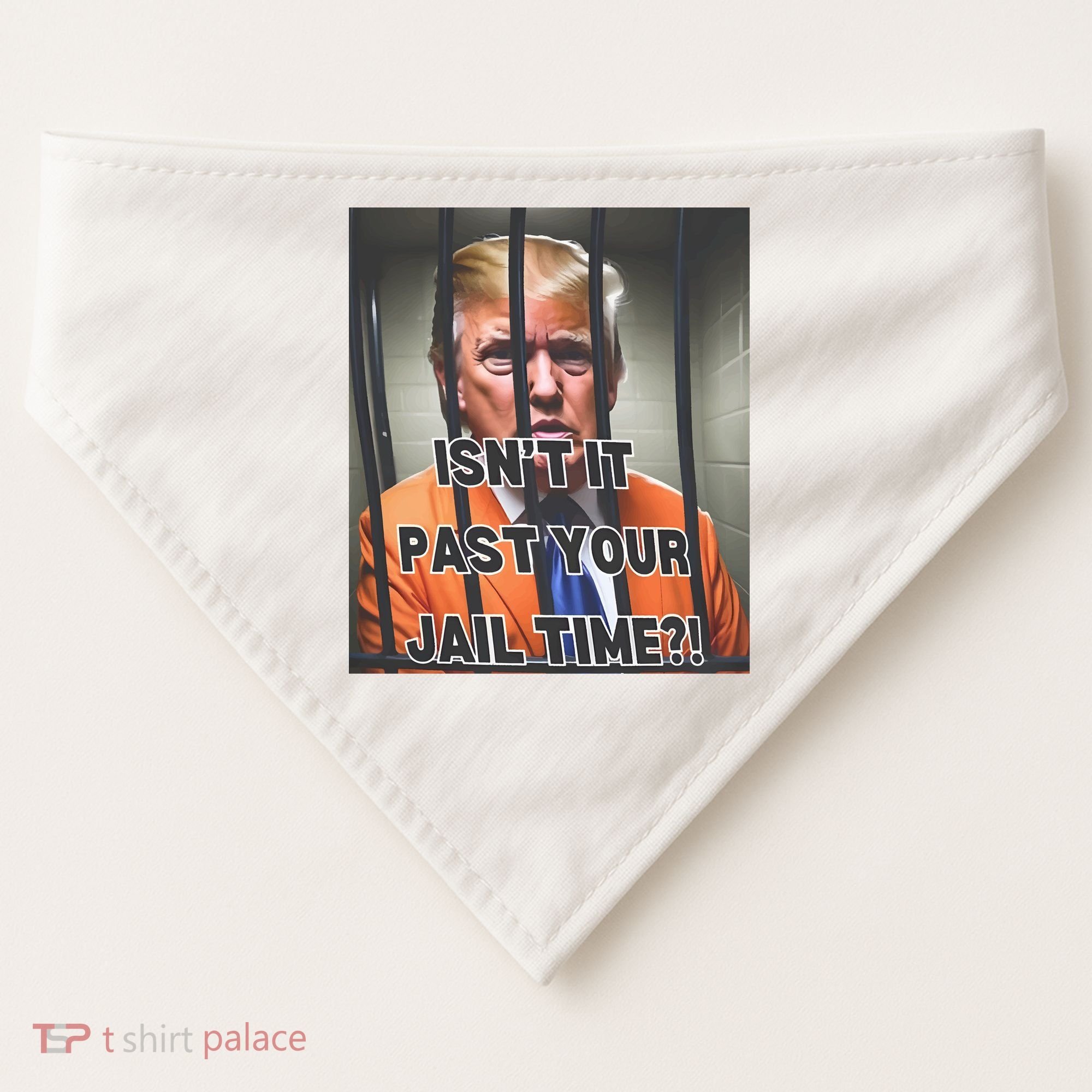 IsnT It Past Your Jail Time USA-Made Doggie Bandana