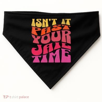 Isn’T It Past Your Jail Time USA-Made Doggie Bandana