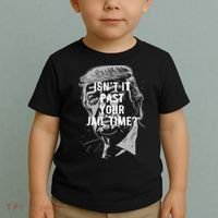 Isn’T It Past Your Jail Time Funny Saying Toddler T-Shirt thumb 2