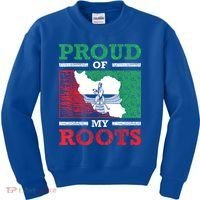 Iran Iranian Persian Irani Flag Iran Roots Farsi Irani Iran Kids Sweatshirt thumb 0