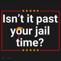 IsnT It Past Your Jail Time USA-Made Doggie Bandana thumb 2