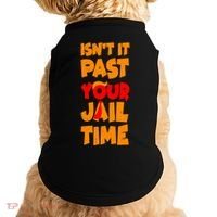 Isnt It Past Your Jail Time Anti Trump Doggie Tank thumb 0