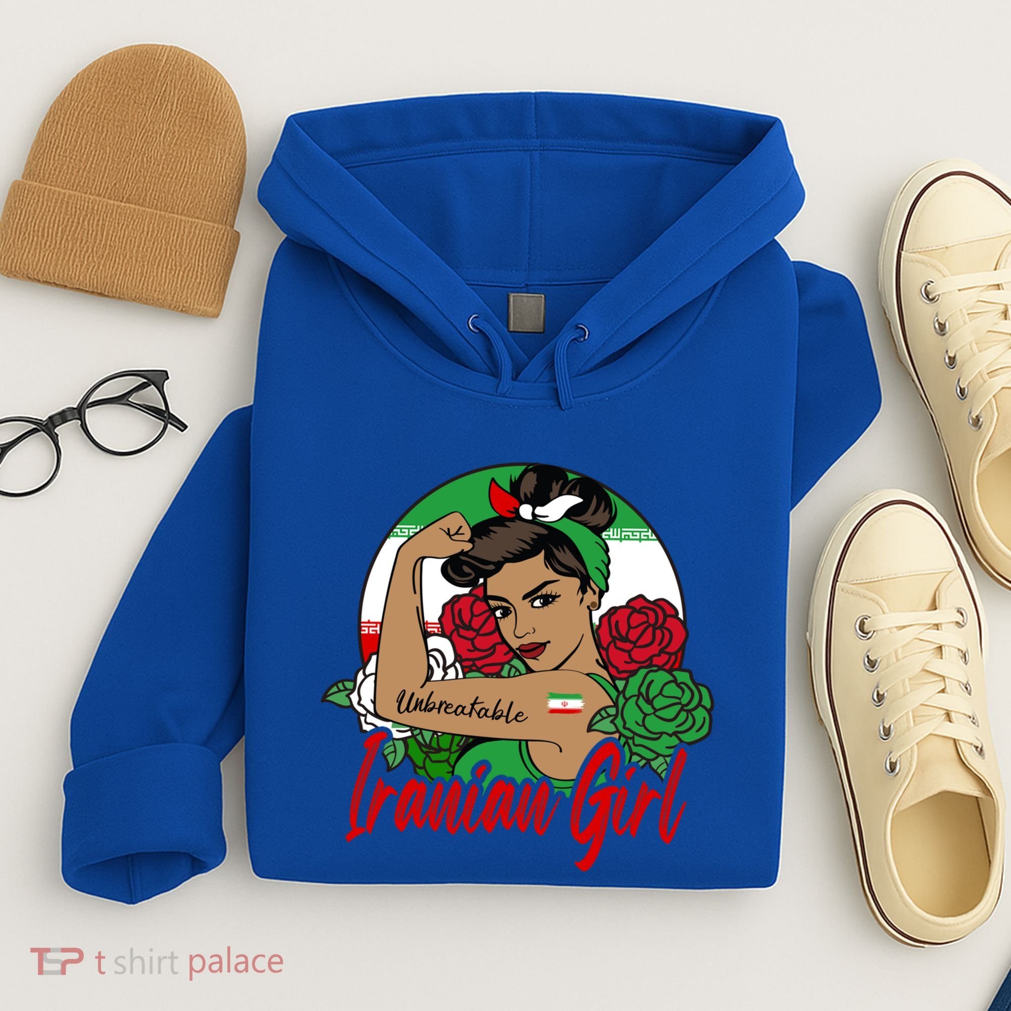 Iranian Iran Persian Flag Gift Hoodie