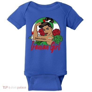 Iranian Iran Persian Flag Gift Baby Bodysuit