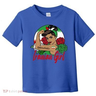 Iranian Iran Persian Flag Gift Toddler T-Shirt