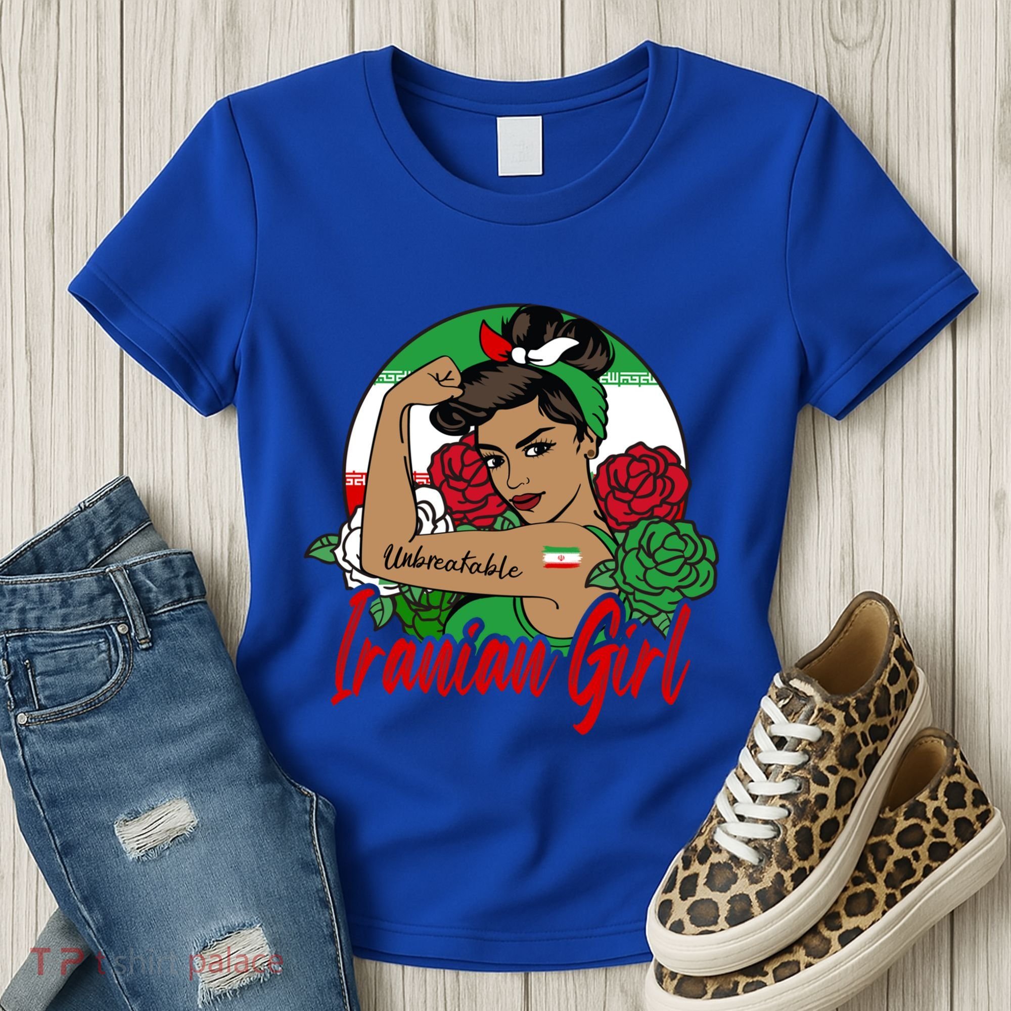 Iranian Iran Persian Flag Gift Women's T-Shirt