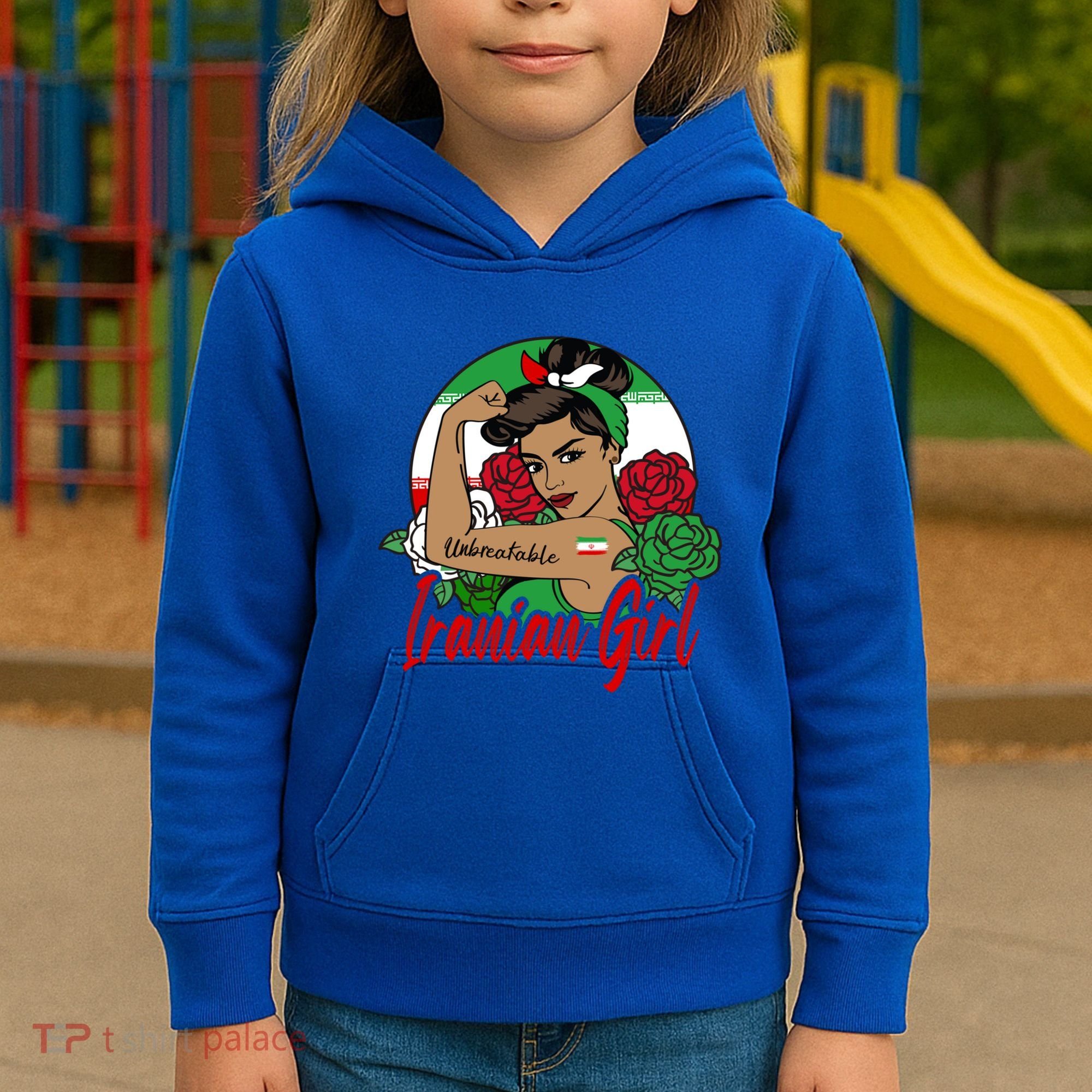 Iranian Iran Persian Flag Gift Kids Hoodie