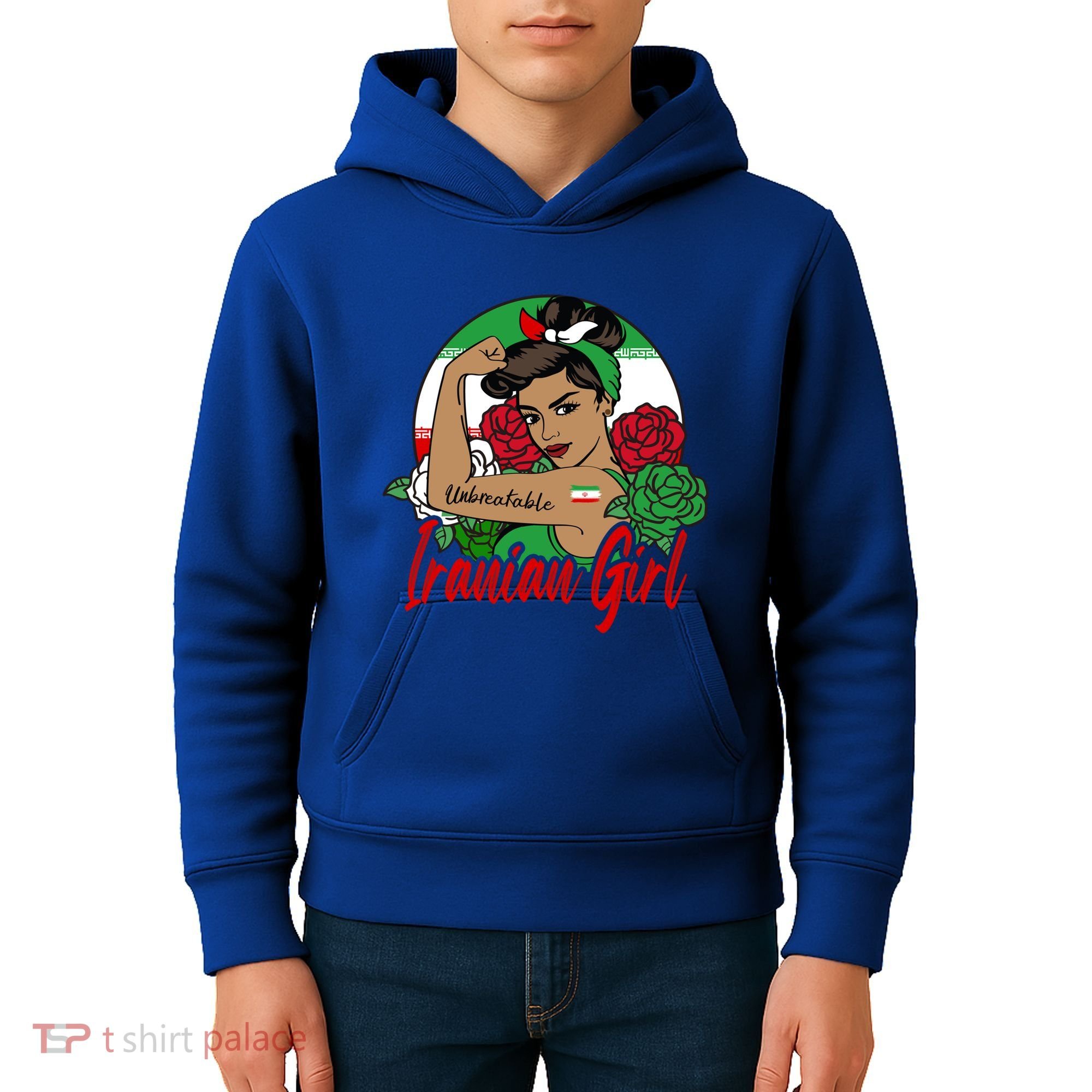 Iranian Iran Persian Flag Gift Kids Hoodie