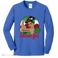 Iranian Iran Persian Flag Gift Kids Long Sleeve Shirt thumb 0