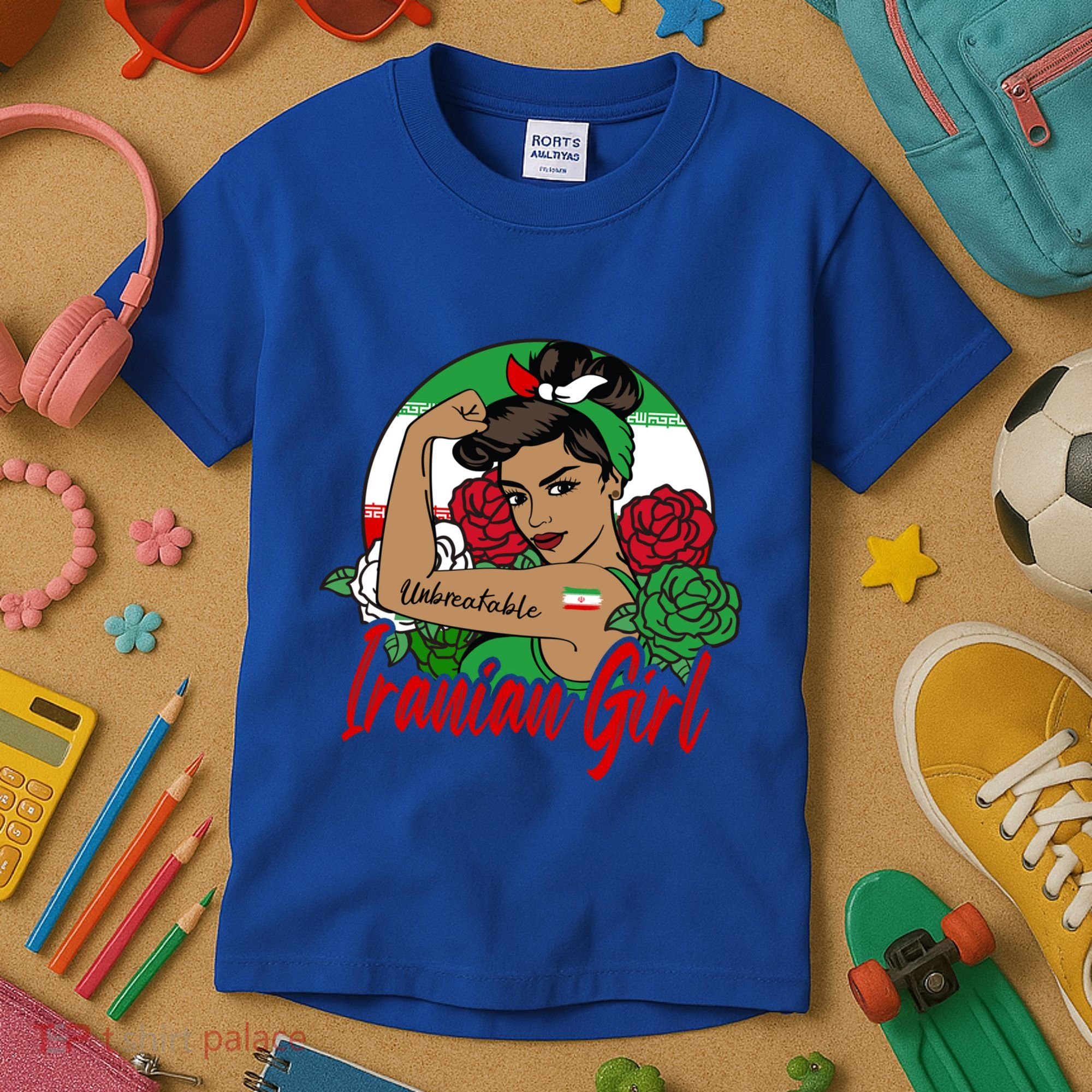 Iranian Iran Persian Flag Gift Kids T-Shirt