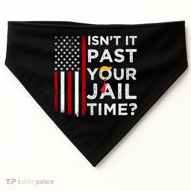 IsnT It Past Your Jail Time USA-Made Doggie Bandana