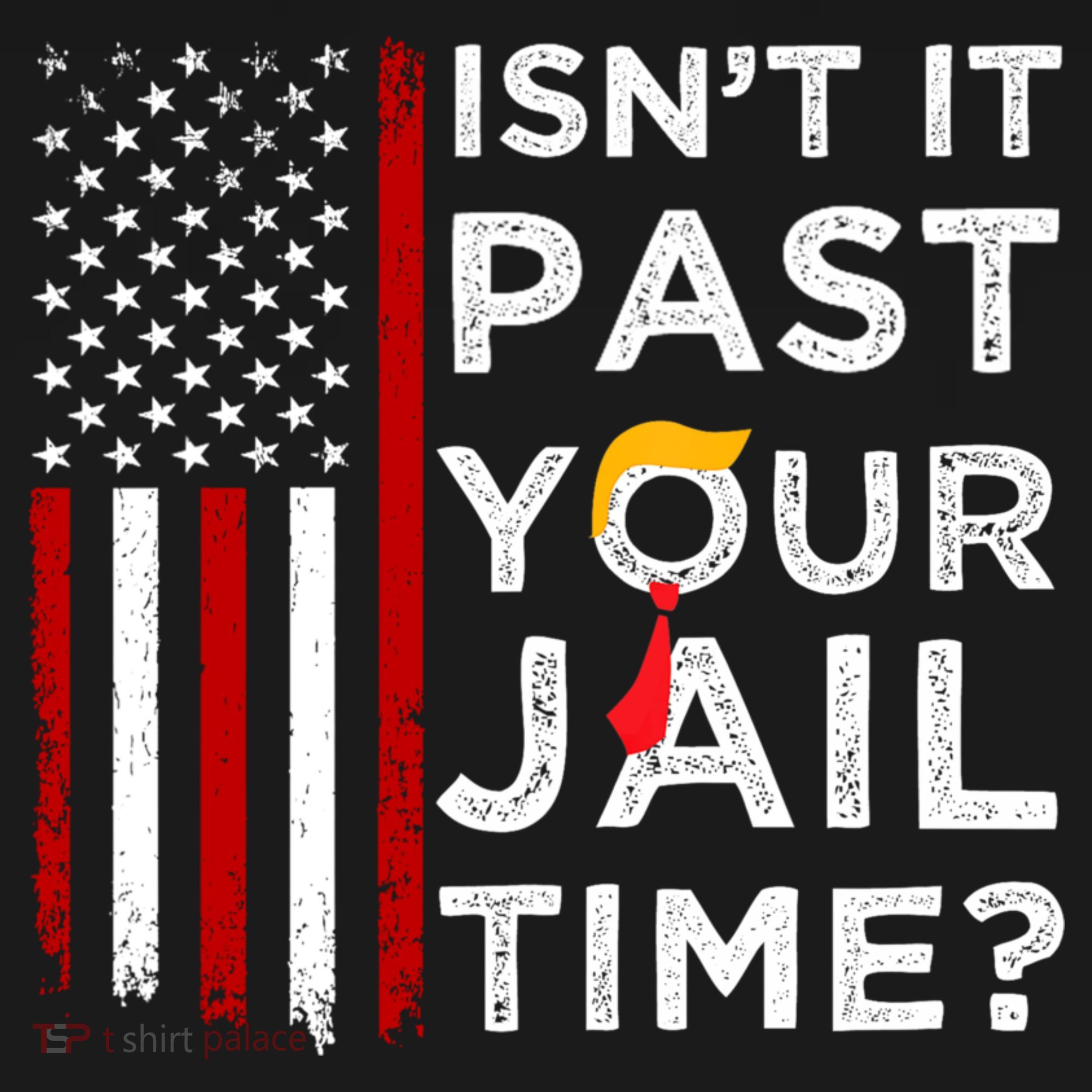 IsnT It Past Your Jail Time USA-Made Doggie Bandana