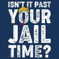 Isnt It Past Your Jail Time Anti Trump Women's Hoodie thumb 2