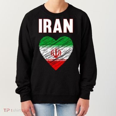 Iran Iranian Persian Pride Heart Women's Sweatshirt