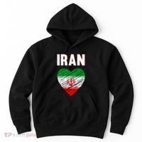Iran Iranian Persian Pride Heart Hoodie thumb 0