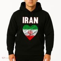 Iran Iranian Persian Pride Heart Hoodie thumb 2