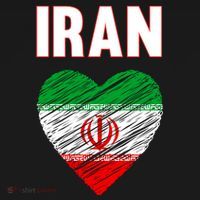 Iran Iranian Persian Pride Heart Sweatshirt thumb 3