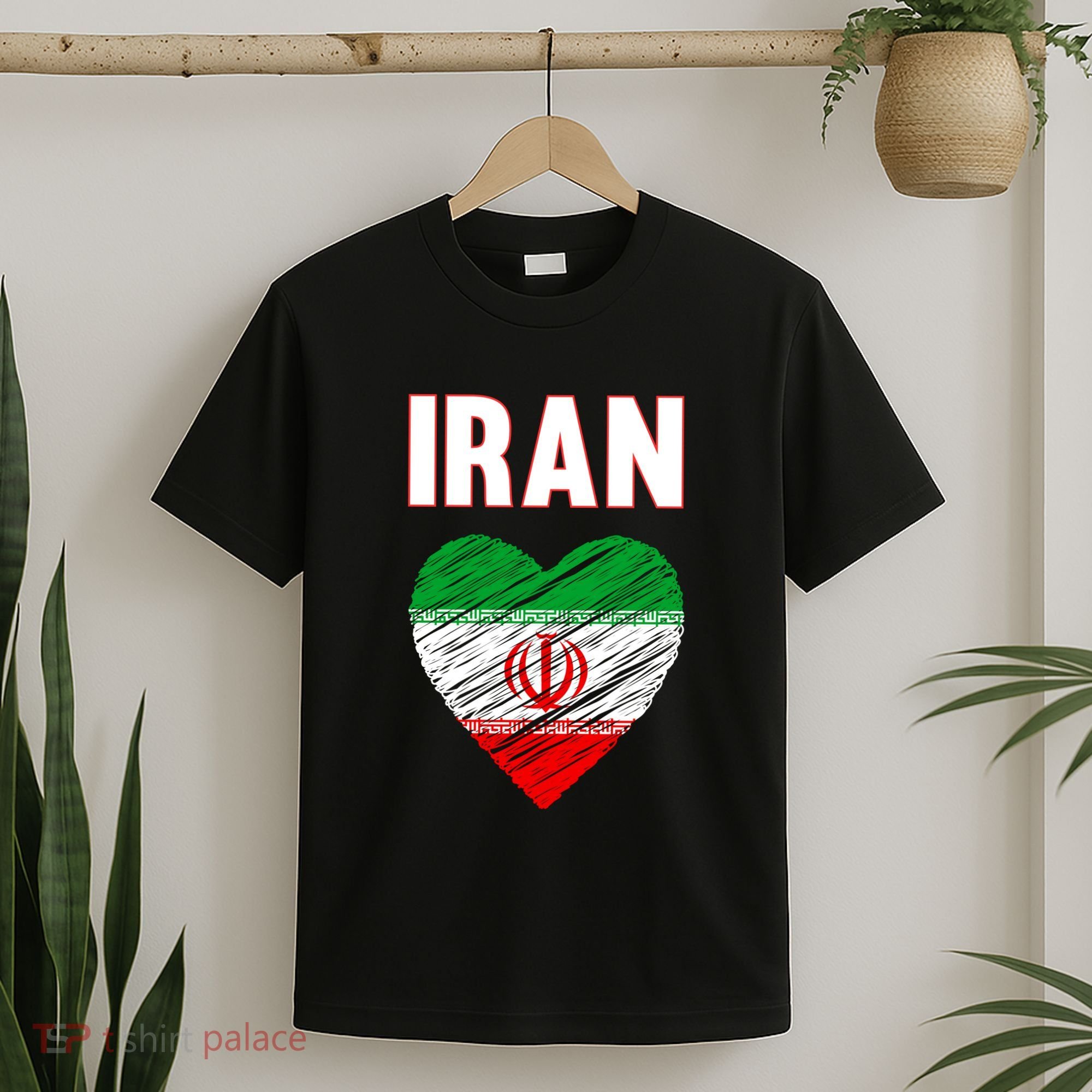 Iran Iranian Persian Pride Heart T-Shirt