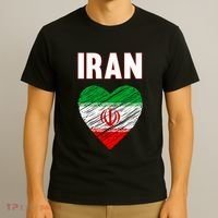 Iran Iranian Persian Pride Heart T-Shirt thumb 3