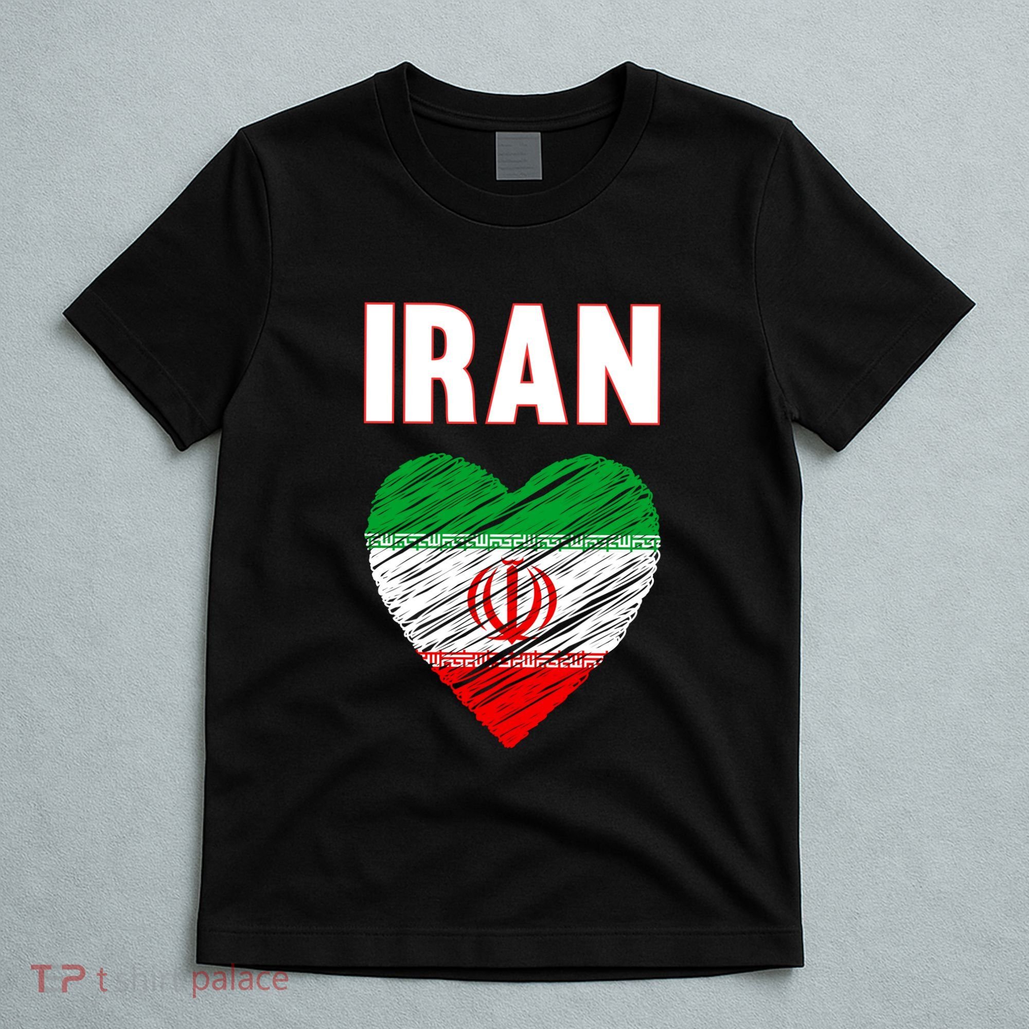 Iran Iranian Persian Pride Heart T-Shirt