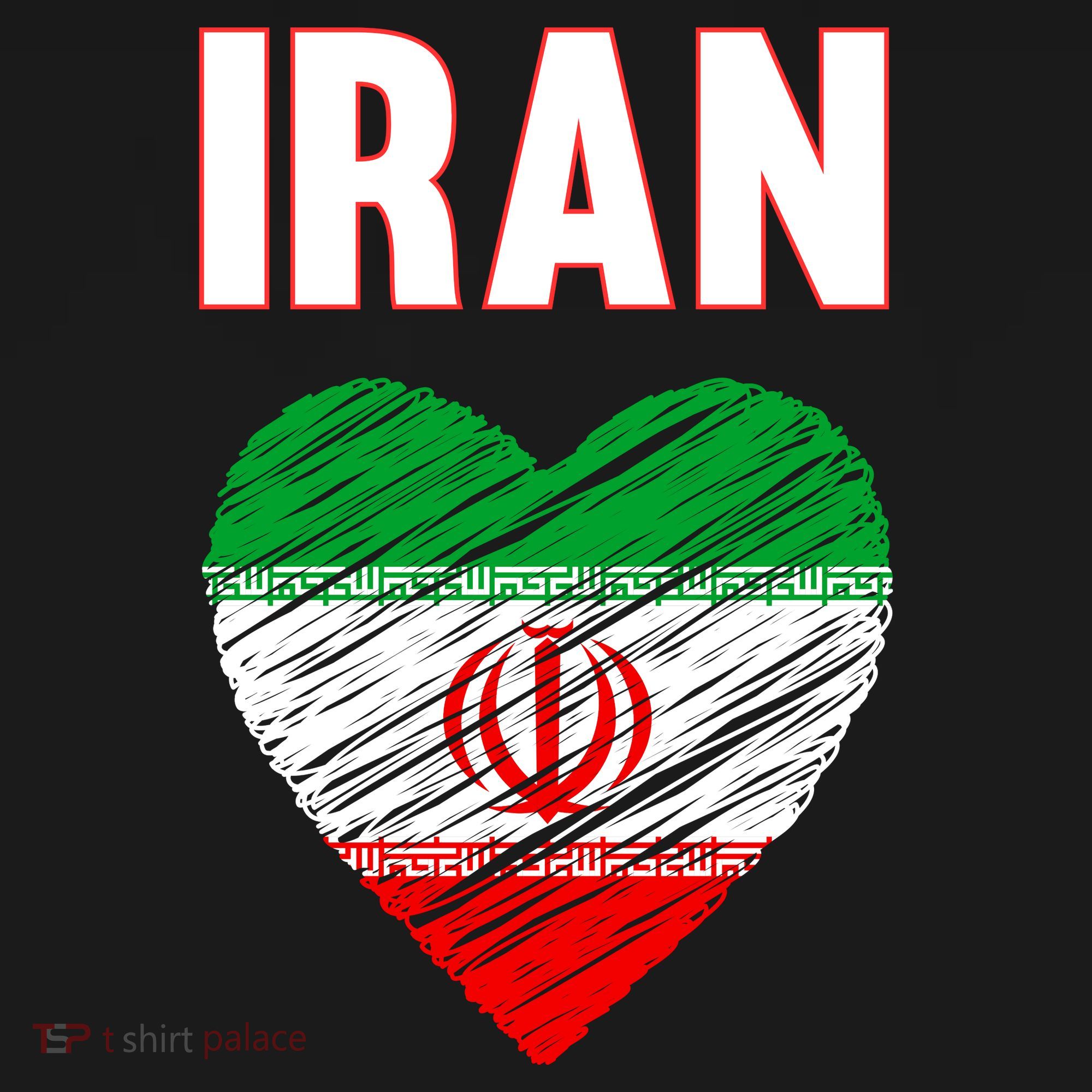 Iran Iranian Persian Pride Heart Button