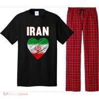 Iran Iranian Persian Pride Heart Pajama Set thumb 0