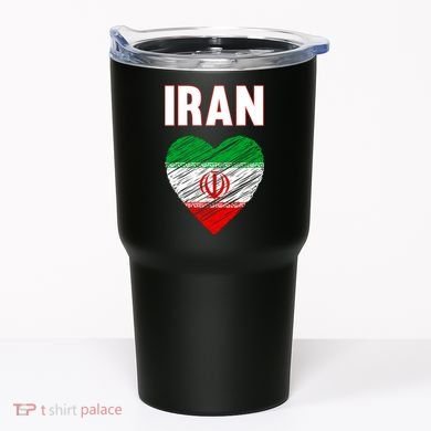 Iran Iranian Persian Pride Heart Tumbler