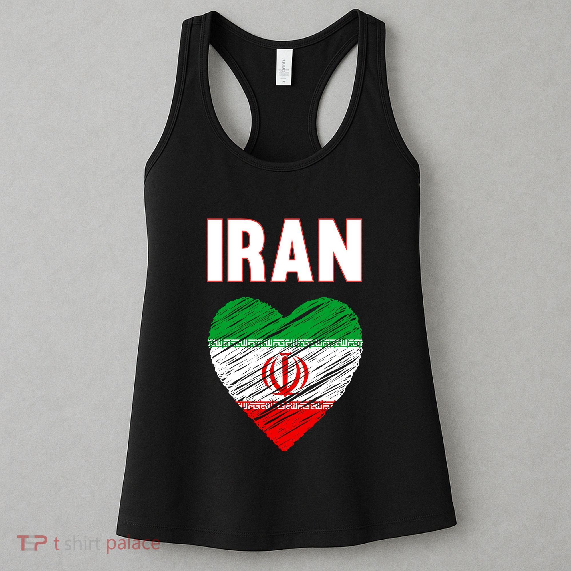 Iran Iranian Persian Pride Heart Women's Tank Top