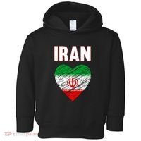 Iran Iranian Persian Pride Heart Toddler Hoodie thumb 0