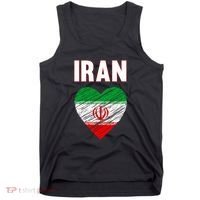 Iran Iranian Persian Pride Heart Tank Top thumb 0