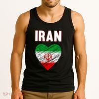 Iran Iranian Persian Pride Heart Tank Top thumb 3