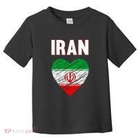 Iran Iranian Persian Pride Heart Toddler T-Shirt thumb 0