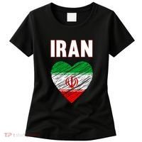 Iran Iranian Persian Pride Heart Women's T-Shirt thumb 0