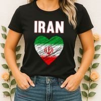 Iran Iranian Persian Pride Heart Women's T-Shirt thumb 2