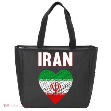Iran Iranian Persian Pride Heart Tote Bag