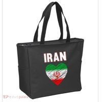 Iran Iranian Persian Pride Heart Tote Bag thumb 2