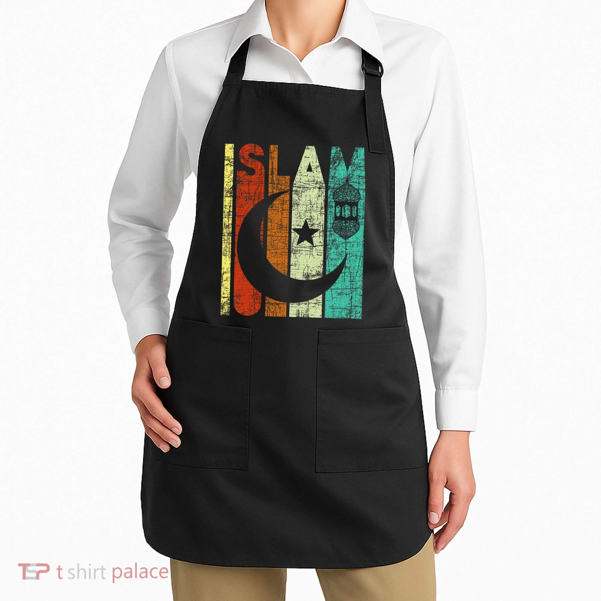 Islam Islamic Religion Allah Muslim Ramadan Arabic Apron