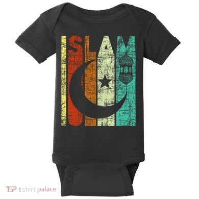 Islam Islamic Religion Allah Muslim Ramadan Arabic Baby Bodysuit