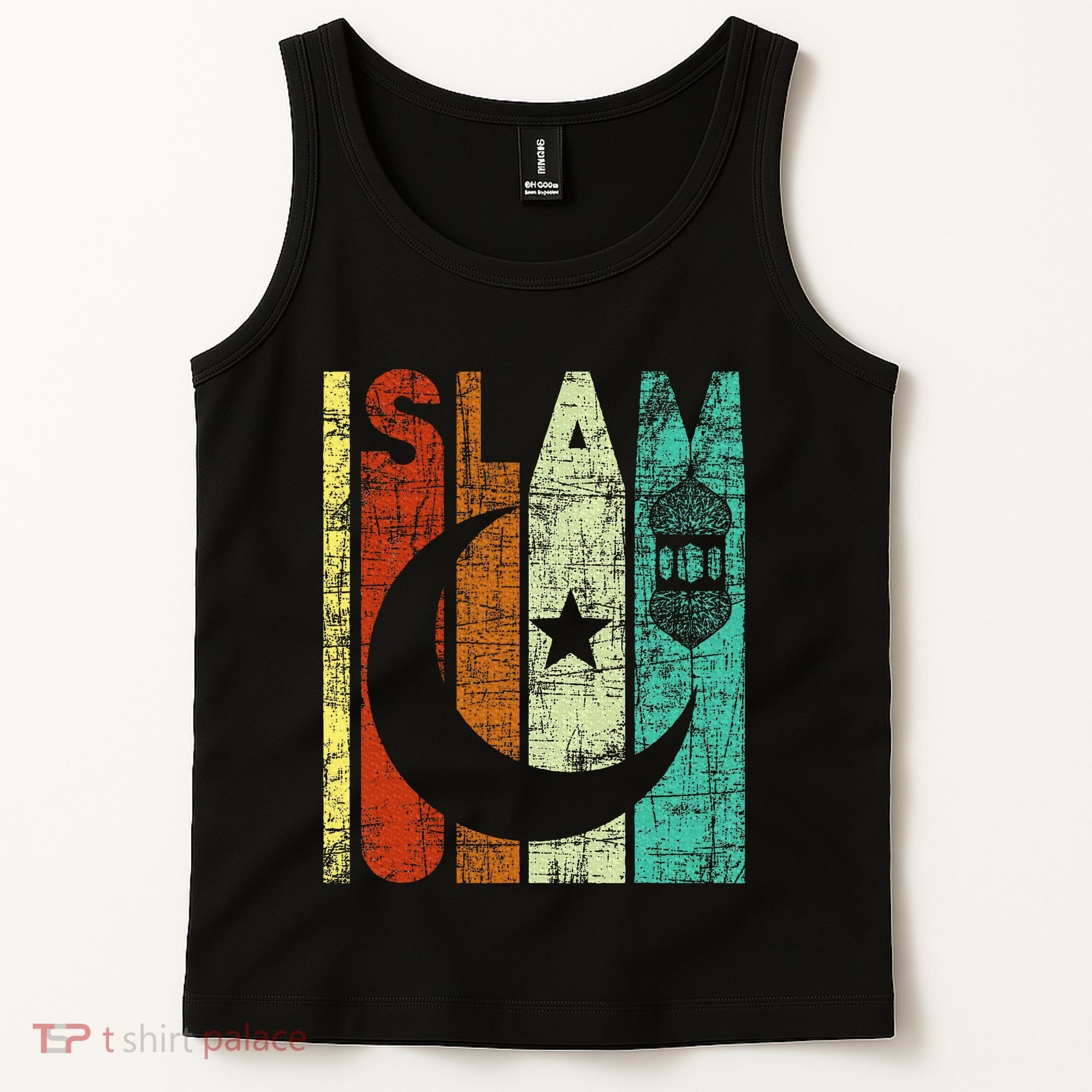 Islam Islamic Religion Allah Muslim Ramadan Arabic Tank Top