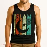 Islam Islamic Religion Allah Muslim Ramadan Arabic Tank Top thumb 3