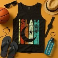 Islam Islamic Religion Allah Muslim Ramadan Arabic Tank Top thumb 4