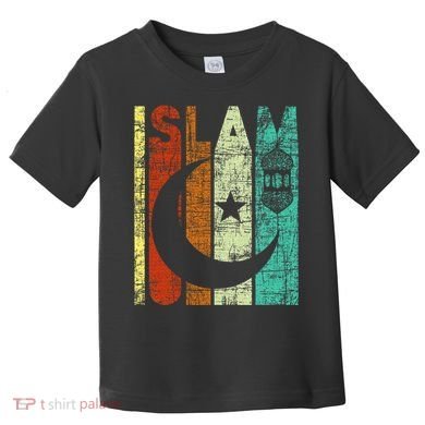 Islam Islamic Religion Allah Muslim Ramadan Arabic Toddler T-Shirt